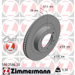 ZIMMERMANN Bremsscheibe
