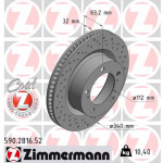 ZIMMERMANN Bremsscheibe