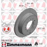 ZIMMERMANN Bremsscheibe