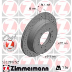 ZIMMERMANN Bremsscheibe
