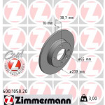 ZIMMERMANN Bremsscheibe