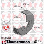 ZIMMERMANN Bremstrommel