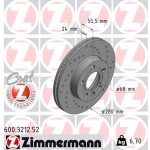 ZIMMERMANN Bremsscheibe