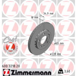 ZIMMERMANN Bremsscheibe