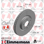 ZIMMERMANN Bremsscheibe