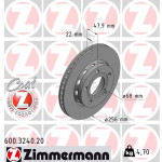 ZIMMERMANN Bremsscheibe