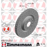 ZIMMERMANN Bremsscheibe