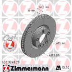 ZIMMERMANN Bremsscheibe