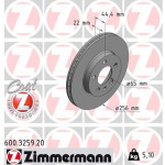 ZIMMERMANN Bremsscheibe