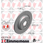ZIMMERMANN Bremsscheibe