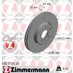 ZIMMERMANN Bremsscheibe