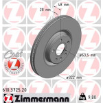 ZIMMERMANN Bremsscheibe