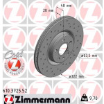 ZIMMERMANN Bremsscheibe