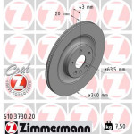 ZIMMERMANN Bremsscheibe