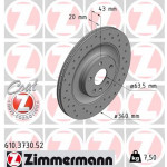 ZIMMERMANN Bremsscheibe
