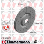 ZIMMERMANN Bremsscheibe