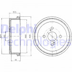 DELPHI Bremstrommel