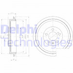 DELPHI Bremstrommel