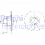 DELPHI Bremsscheibe