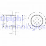 DELPHI Bremsscheibe