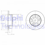 DELPHI Bremsscheibe