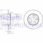 DELPHI Bremsscheibe