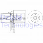 DELPHI Bremsscheibe