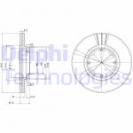 DELPHI Bremsscheibe