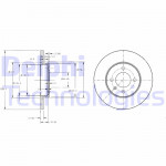 DELPHI Bremsscheibe
