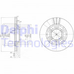 DELPHI Bremsscheibe