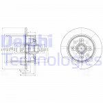 DELPHI Bremsscheibe