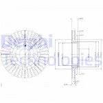 DELPHI Bremsscheibe