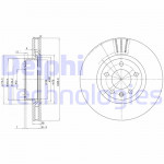 DELPHI Bremsscheibe