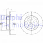 DELPHI Bremsscheibe
