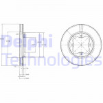 DELPHI Bremsscheibe