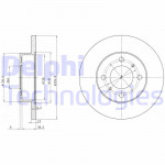 DELPHI Bremsscheibe