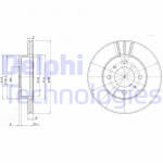 DELPHI Bremsscheibe