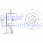 DELPHI Bremsscheibe