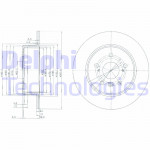 DELPHI Bremsscheibe