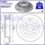 DELPHI Bremsscheibe