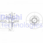 DELPHI Bremsscheibe