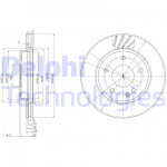 DELPHI Bremsscheibe