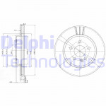 DELPHI Bremsscheibe