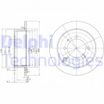 DELPHI Bremsscheibe