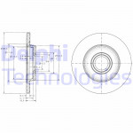 DELPHI Bremsscheibe