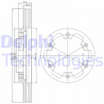 DELPHI Bremsscheibe