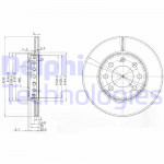 DELPHI Bremsscheibe
