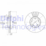 DELPHI Bremsscheibe