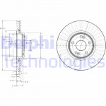 DELPHI Bremsscheibe