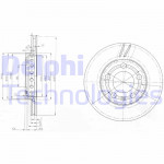 DELPHI Bremsscheibe
